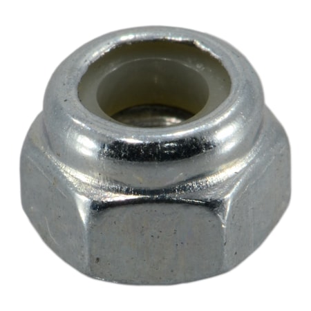 Midwest Fastener Nylon Insert Lock Nut, M3-0.50, Steel, Class 8, Zinc Plated, 50 PK 53661